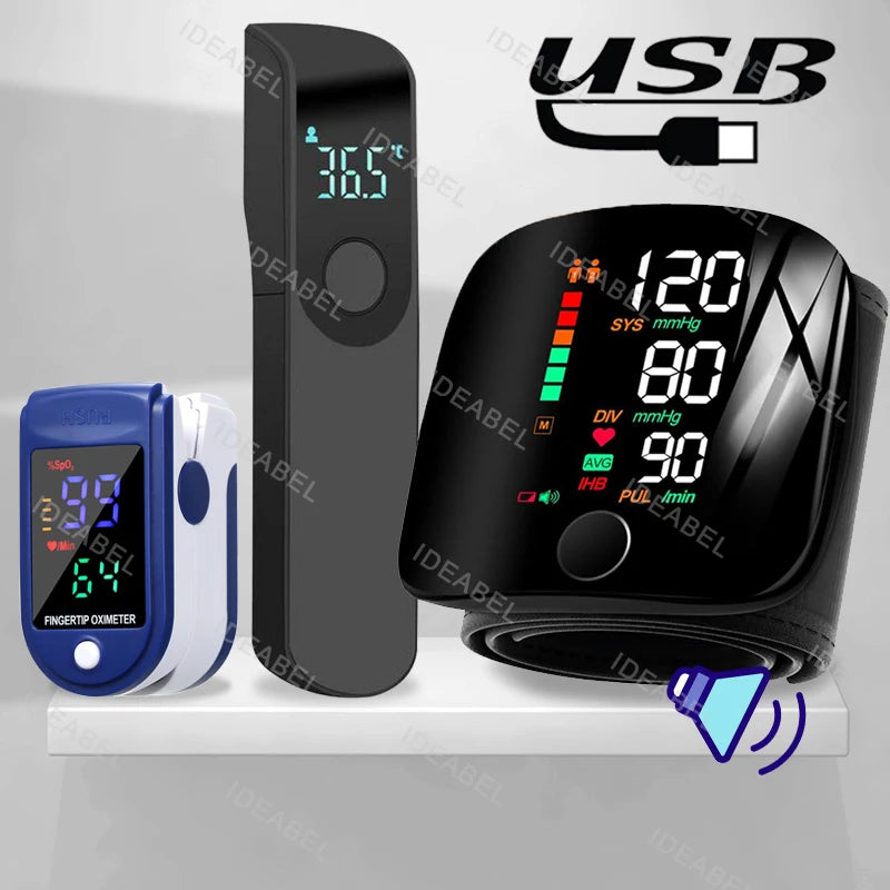 Tensiomètre Poignet LCD Vocal Rechargeable – CLEVI Paris