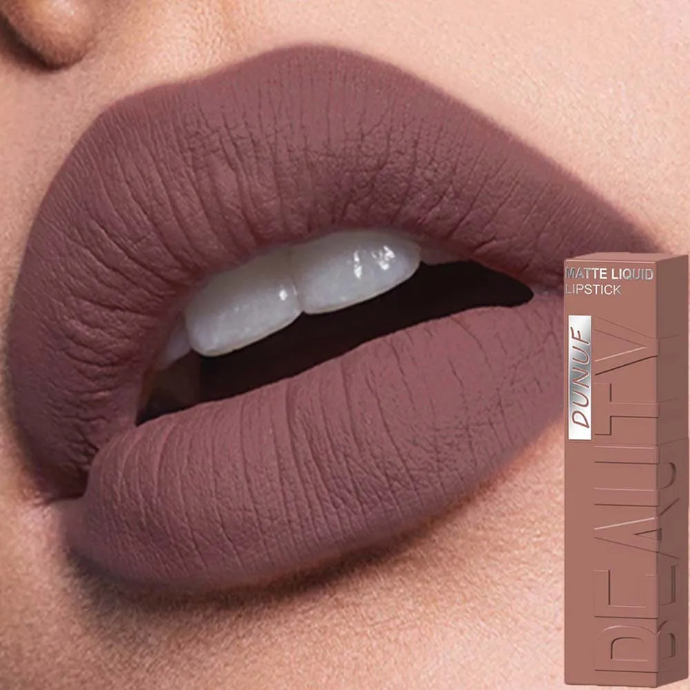 Gloss Lèvres Mat Velvet Tube Carré Waterproof Longue Tenue 8 Teintes – CLEVI Paris