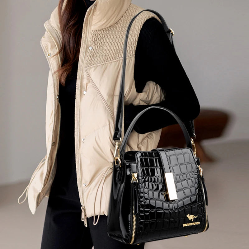 Sac à bandoulière femme à poches – CLEVI Paris