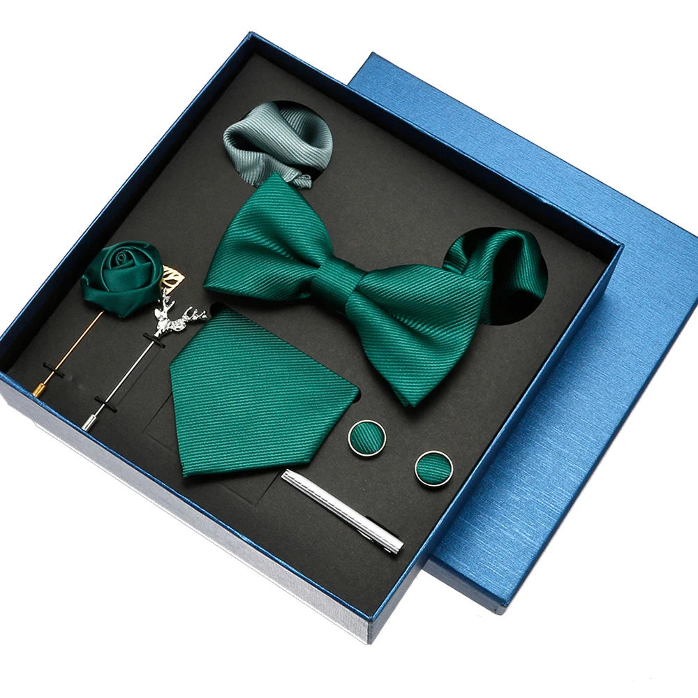 Coffret homme 8 pièces, cravate et accessoires – CLEVI Paris