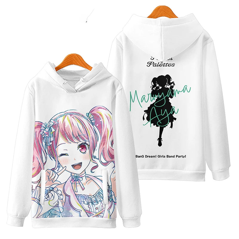 Sweat à capuche BanG Dream! Hikawa Hina – CLEVI Paris