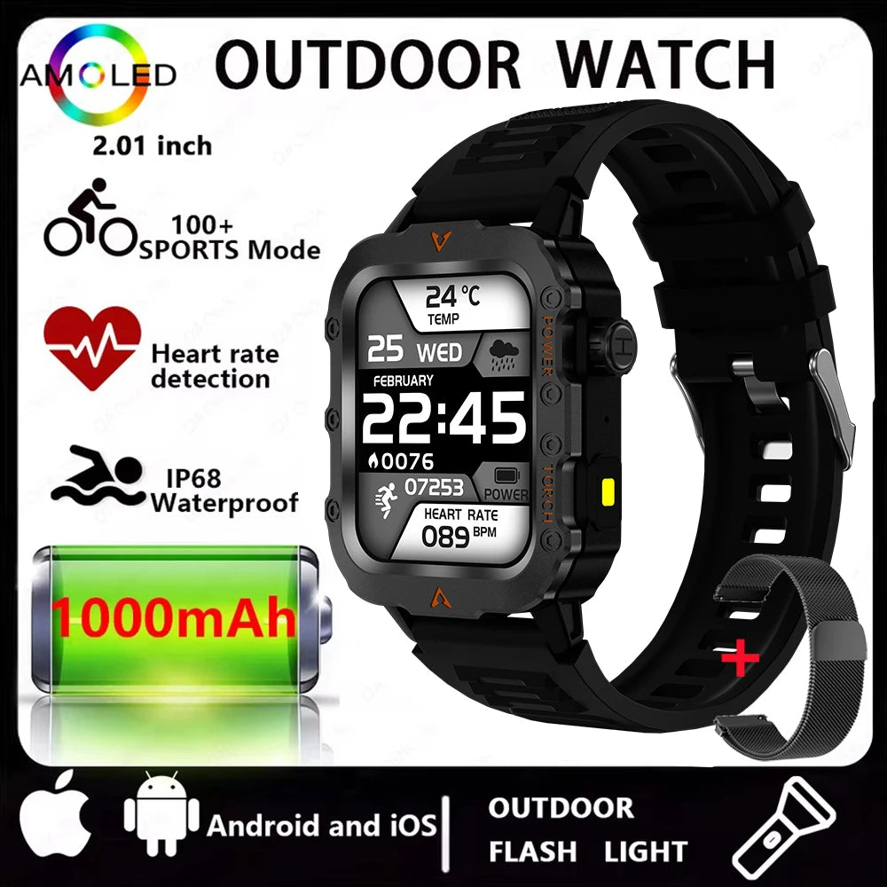 Montre Ola Esporte Bluetooth et lampe LED – CLEVI Paris