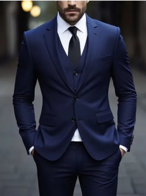 Costume homme 3 pièces, blazer et gilet – CLEVI Paris