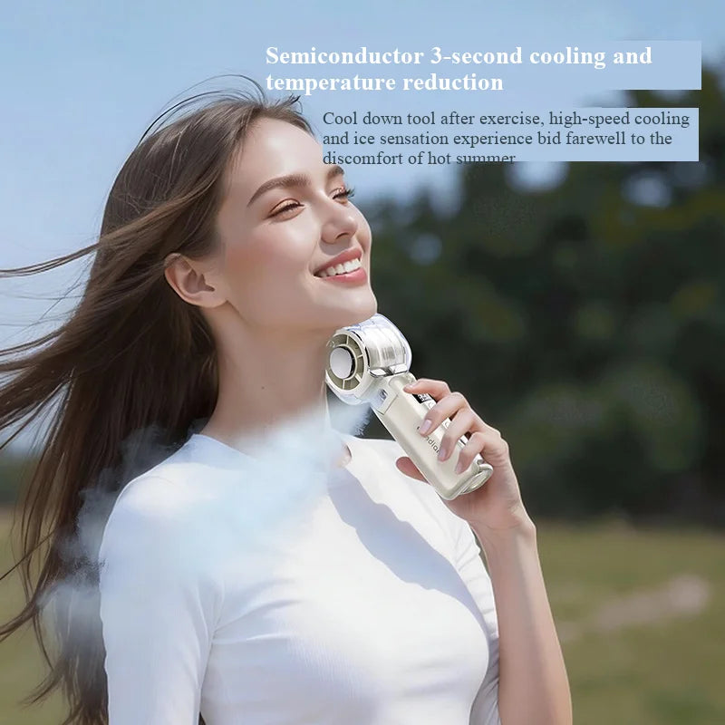 Ventilateur de cou pliable avec écran numérique – CLEVI Paris