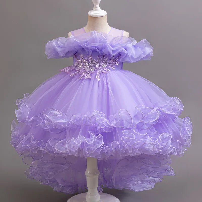 Robe princesse fille à paillettes – CLEVI Paris