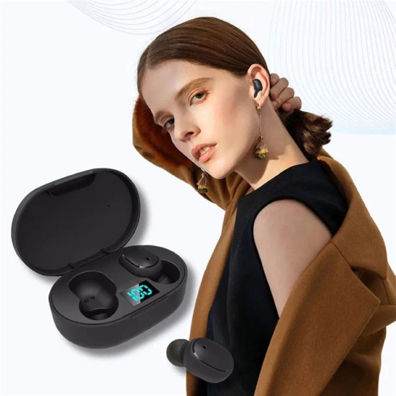 Écouteurs TWS E6S Bluetooth HiFi Affichage LED ANC – CLEVI Paris