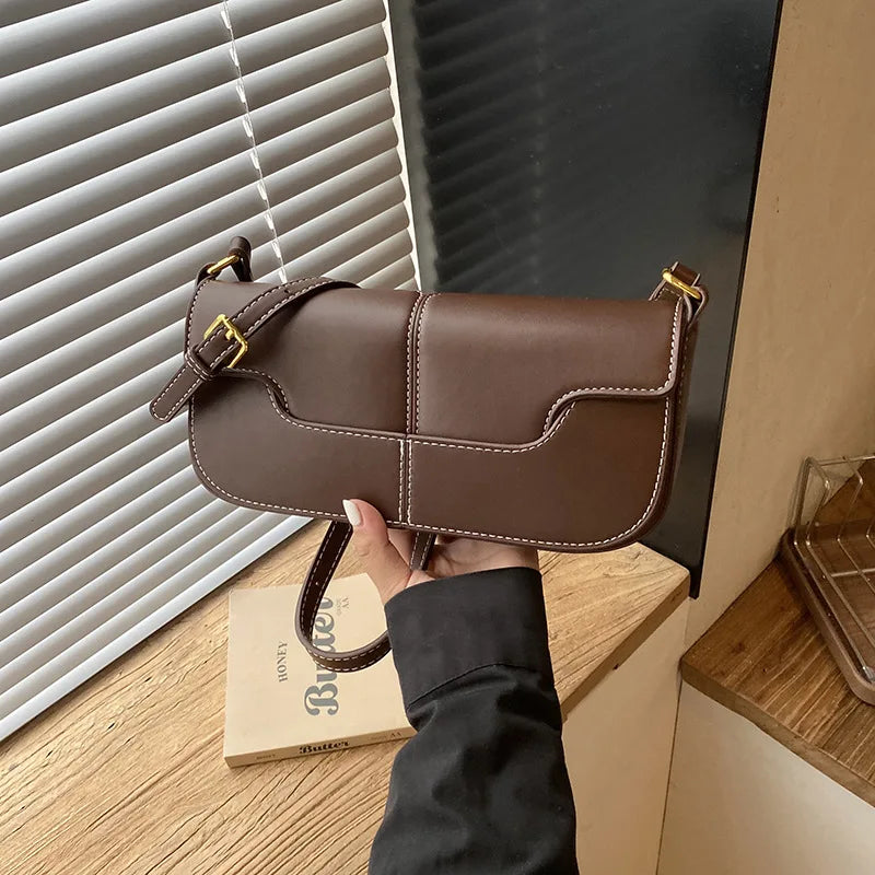 Mini Sac Baguette Femme Rétro Style Français PU Poche Téléphone 4 Coloris – CLEVI Paris