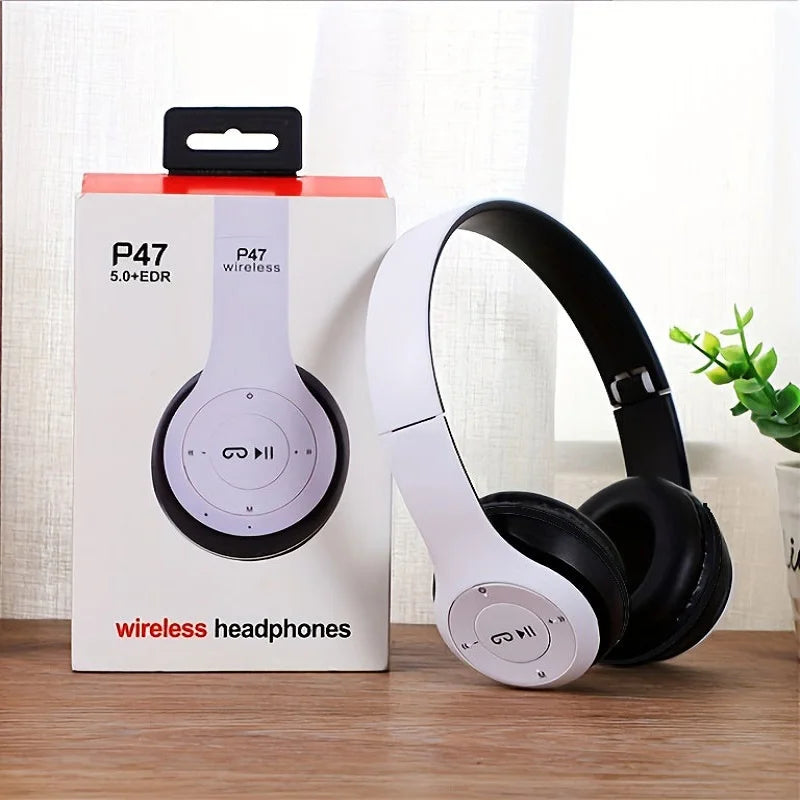 Casque Over-Ear P47 Bluetooth 5.0 Pliable Micro Sport – CLEVI Paris