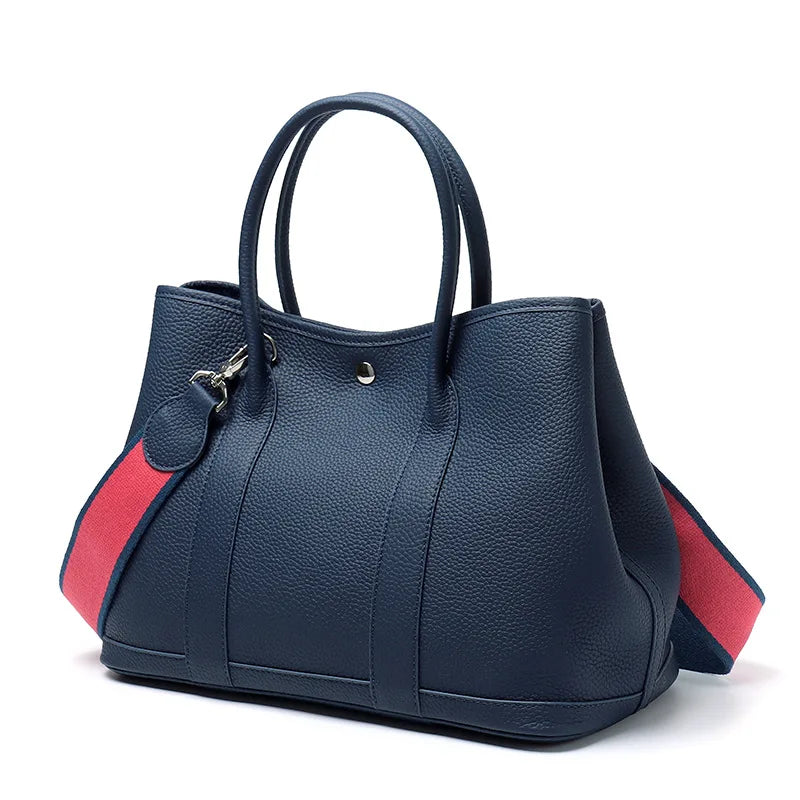 Sac Seau Cuir Vache Pleine Fleur Grande Capacité Femme – CLEVI Paris