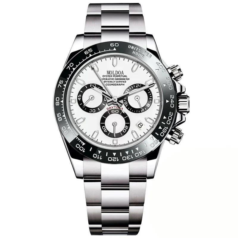 Montre Quartz Homme Cadran Points & Lignes Bracelet Alliage 10 Coloris – CLEVI Paris