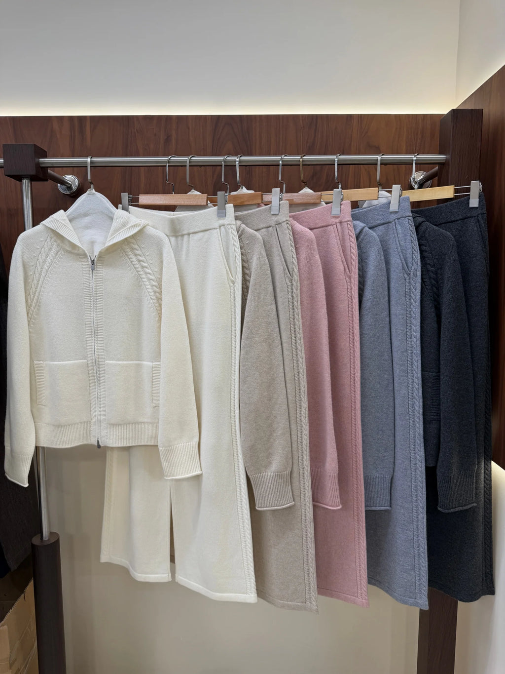 Maille femme laine et cachemire à coordonner – CLEVI Paris