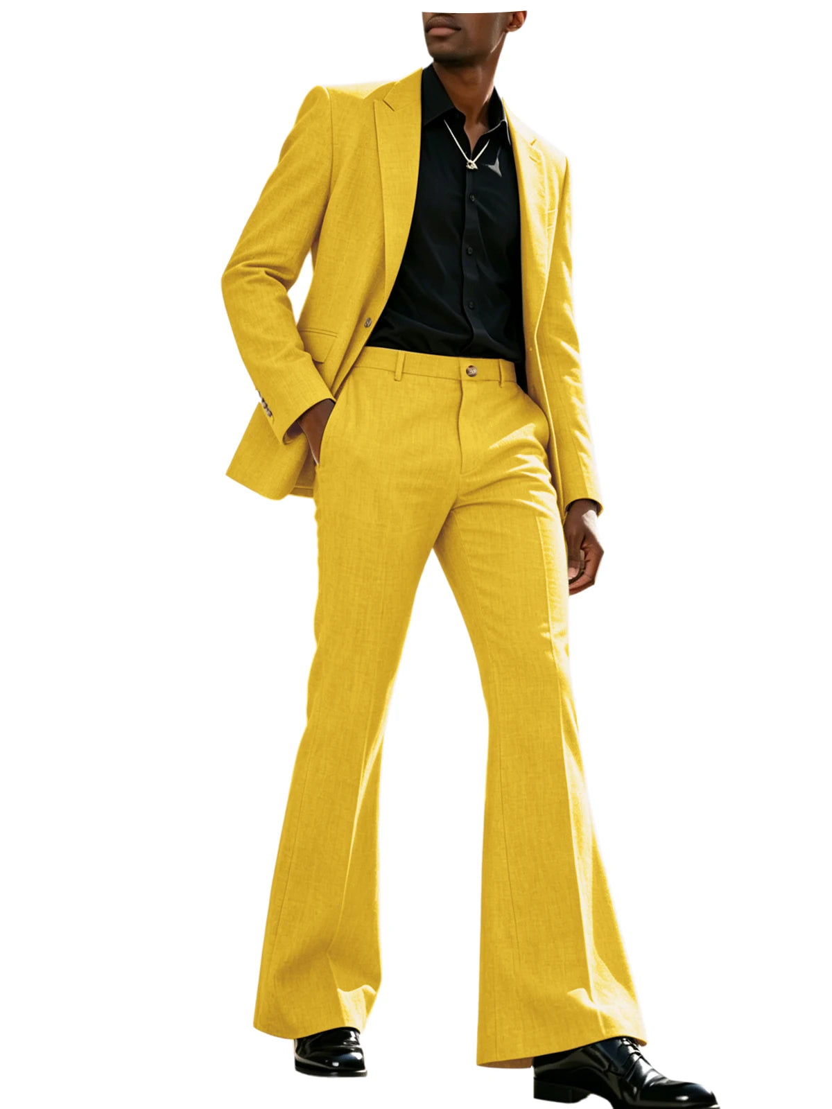 Costume Homme Lin Évasé 2 Pièces – CLEVI Paris