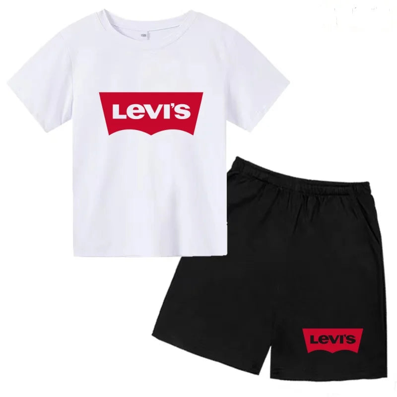 Ensemble enfant t-shirt et short imprimé – CLEVI Paris