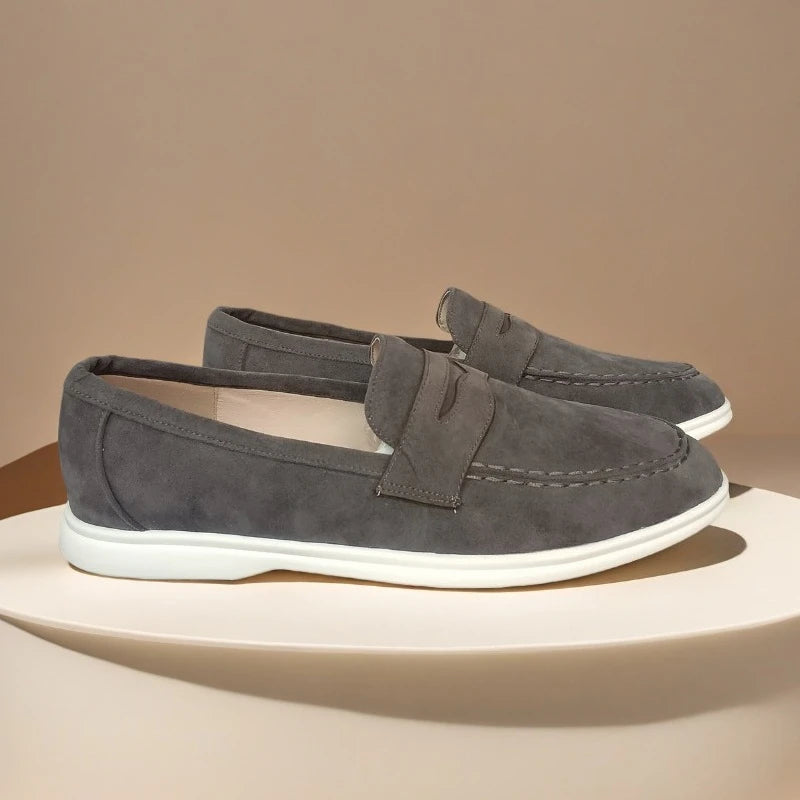 Mocassins Daim Respirants Slip-on Homme – CLEVI Paris