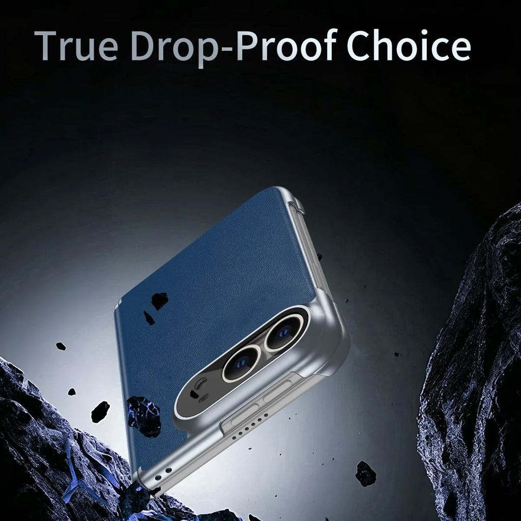 Coque iPhone Duo fine en simili cuir doux – CLEVI Paris