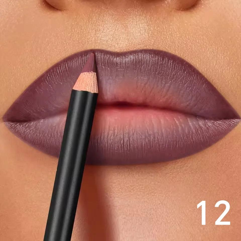 Crayon Contour Lèvres Waterproof CHOOSE RASME – Longue Tenue Matte 12 Teintes – CLEVI Paris