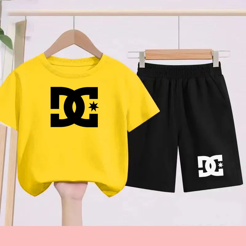 Ensemble enfant imprimé haut et short – CLEVI Paris