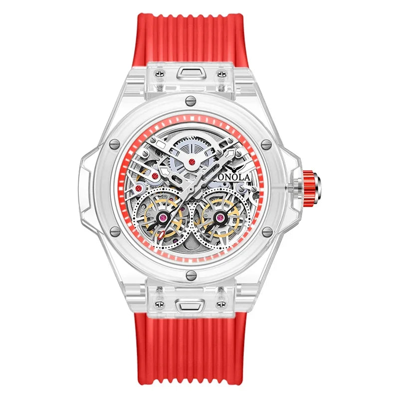 Montre Mécanique Squelette Tourbillon ONOLA Homme – CLEVI Paris