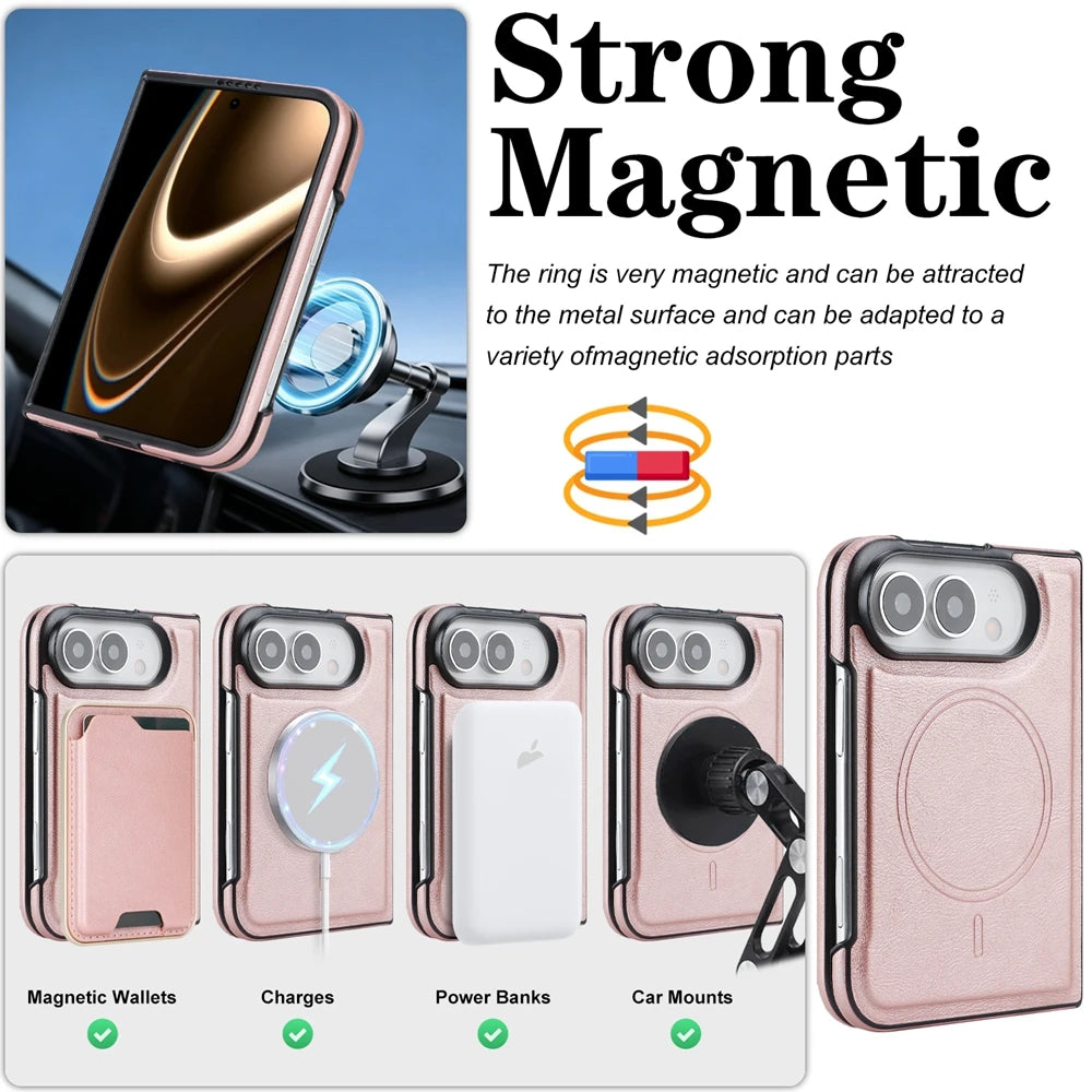 Étui iPhone Duo magnétique en simili cuir – CLEVI Paris