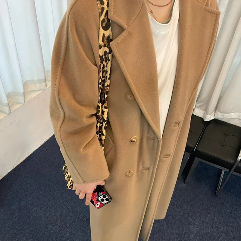 Manteau long femme laine et cachemire – CLEVI Paris