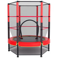 Trampoline rond d’intérieur enfant avec filet – CLEVI Paris