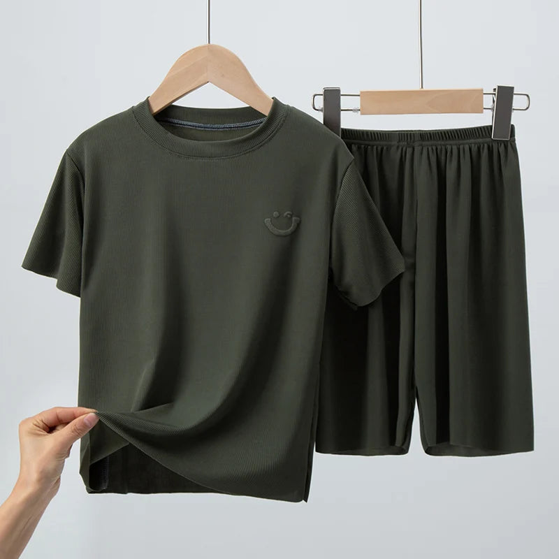 Tenue enfant d’été unie, polyester et élasthanne – CLEVI Paris