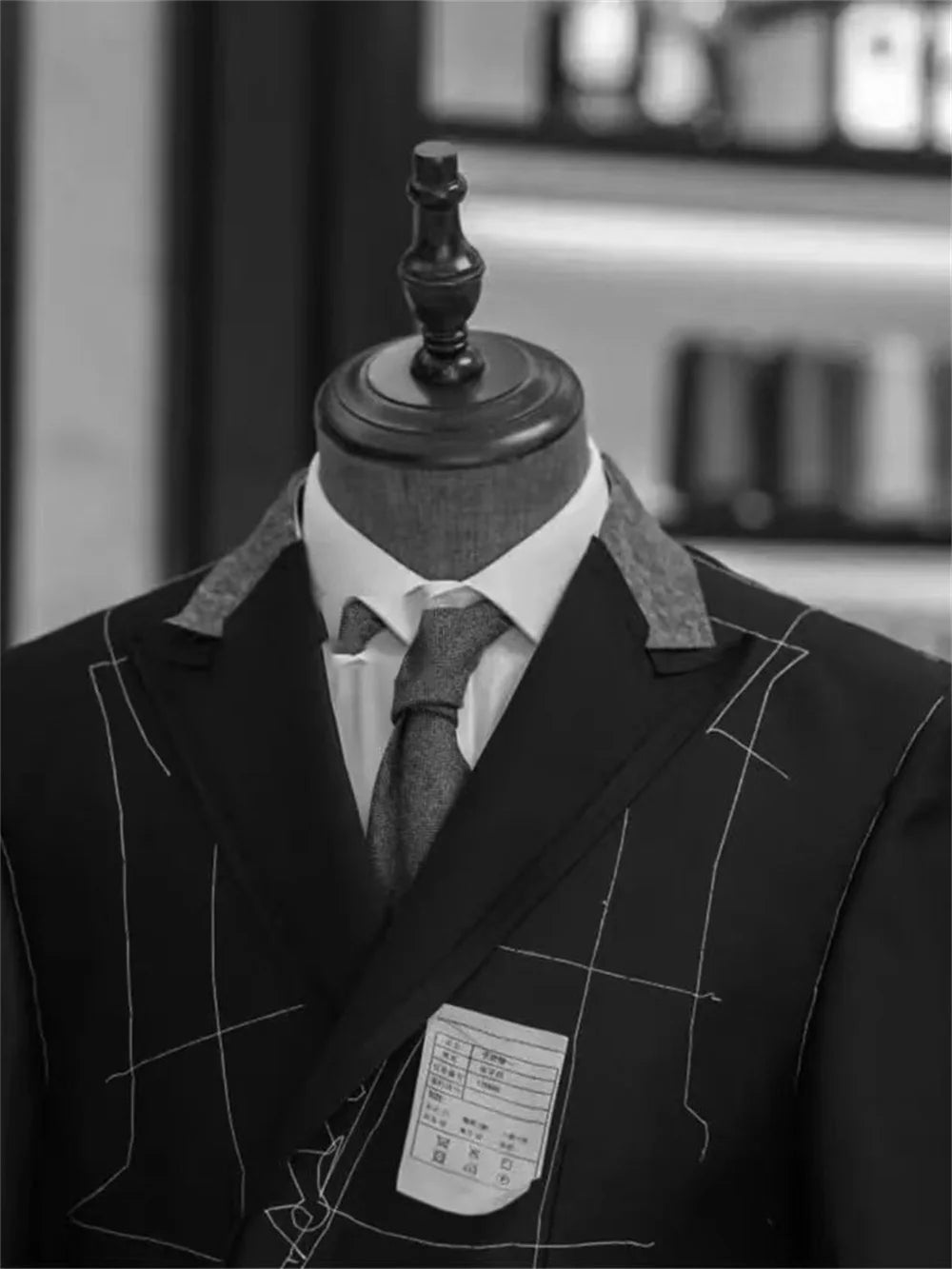Costume 2 Pièces Homme Slim Double Boutonnage Rayures XXS-6XL – CLEVI Paris
