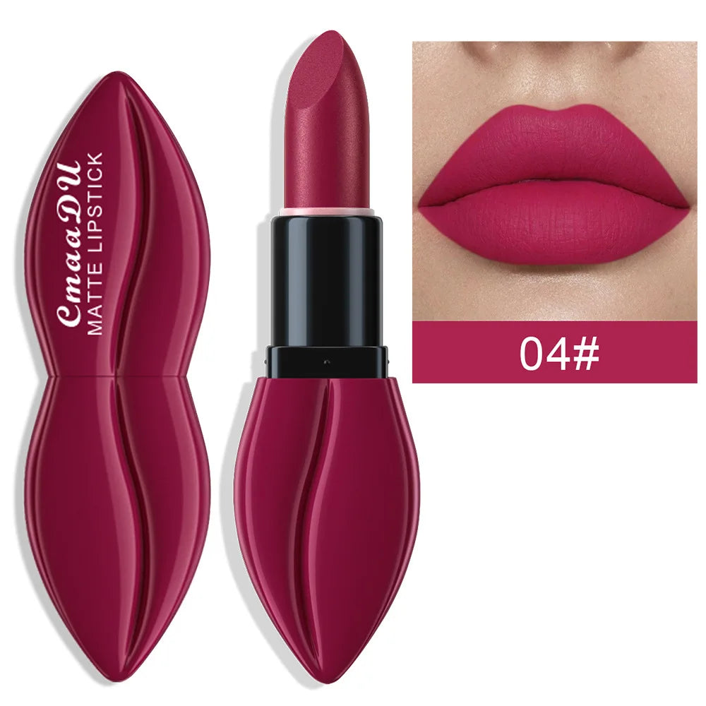 Rouge à Lèvres Mat Waterproof Longue Tenue — Velvet Nude & Pigmenté – CLEVI Paris