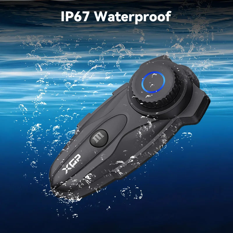 Intercom Moto XGP X10 Bluetooth 5.3 IP67 10 Riders 1km – CLEVI Paris