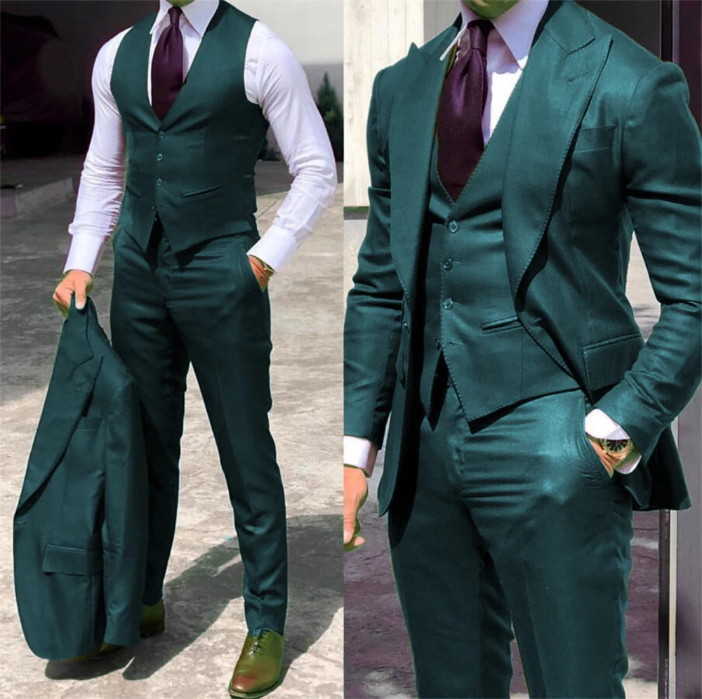 Costume homme ajusté, col pointu – CLEVI Paris