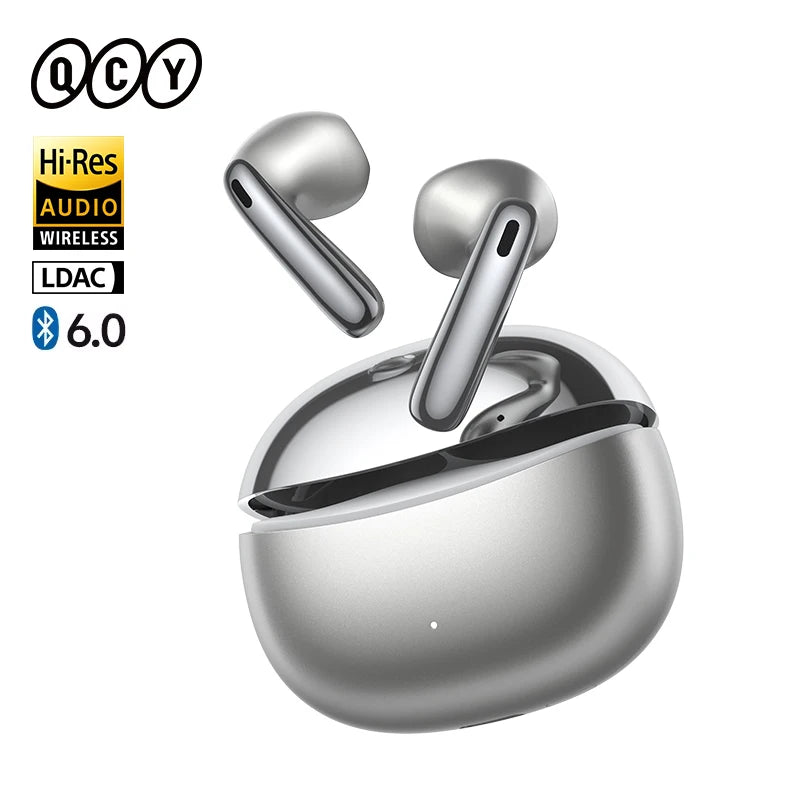 Écouteurs QCY AilyBuds E50 ANC -38dB LDAC Hi-Res 40h – CLEVI Paris