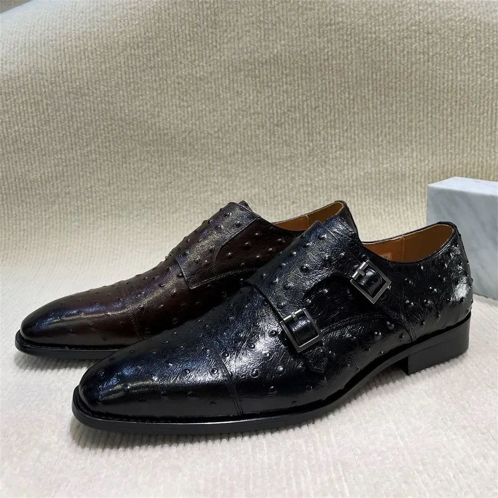 Chaussures Monk homme à double boucle – CLEVI Paris