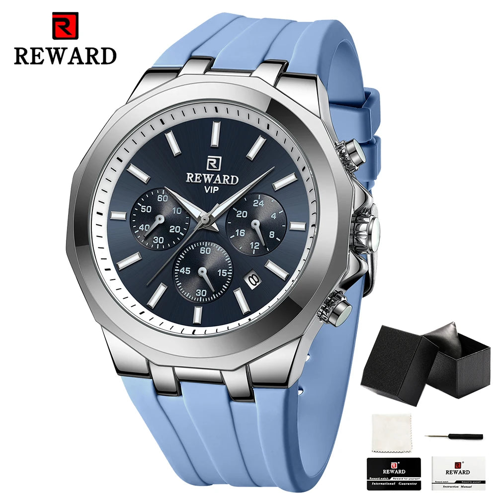 Montre Militaire Quartz Chronographe REWARD Homme – CLEVI Paris