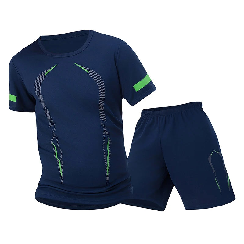 Ensemble homme en maille t-shirt et short – CLEVI Paris
