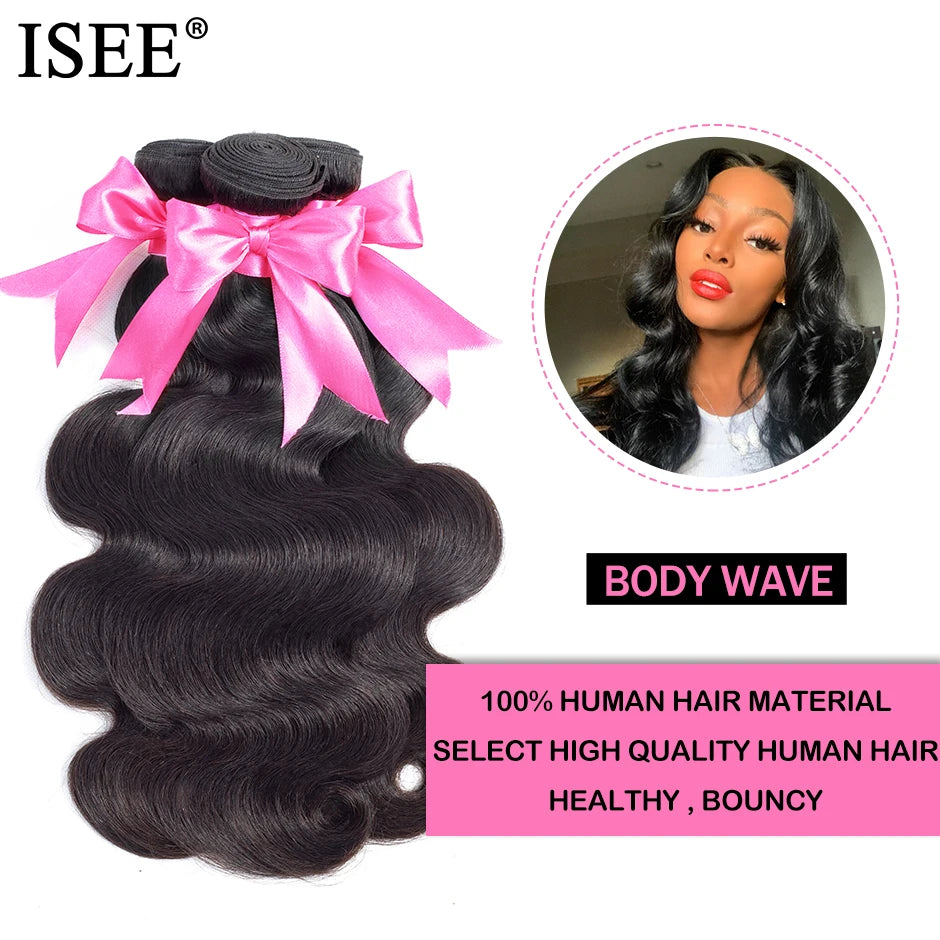 Mèches Body Wave Cheveux Humains Remy Hair 100% Malaisien Non Traité 1/3/4 Bundles 18-30 Pouces – CLEVI Paris