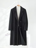 Manteau homme en laine à double boutonnage – CLEVI Paris