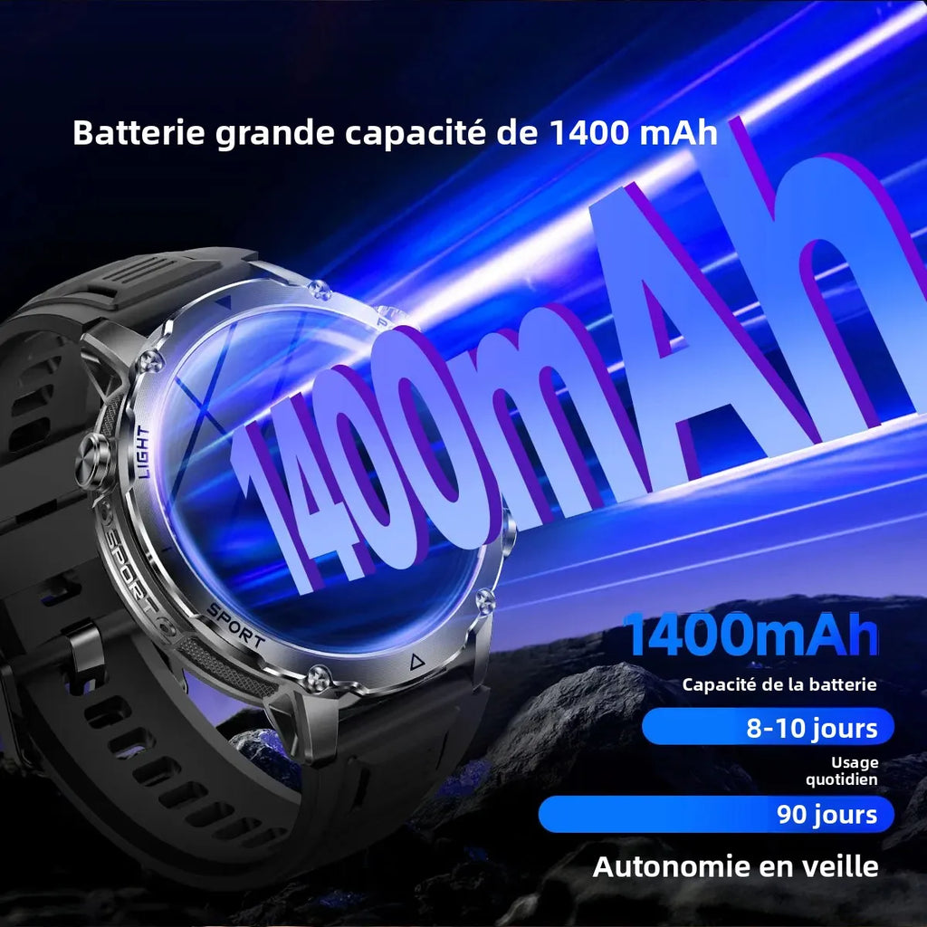 Montre connectée Paazomu sport 1,7″ – CLEVI Paris