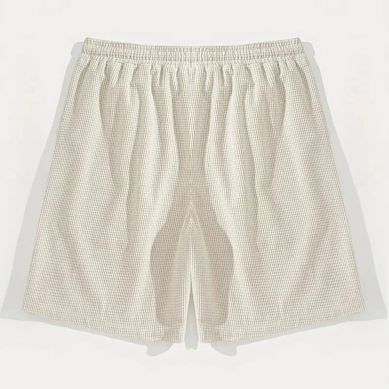 Short homme uni en polyester pour l’été – CLEVI Paris