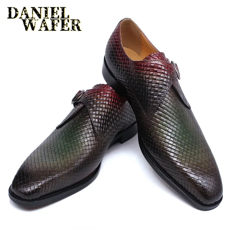 Mocassins homme à boucle en cuir – CLEVI Paris