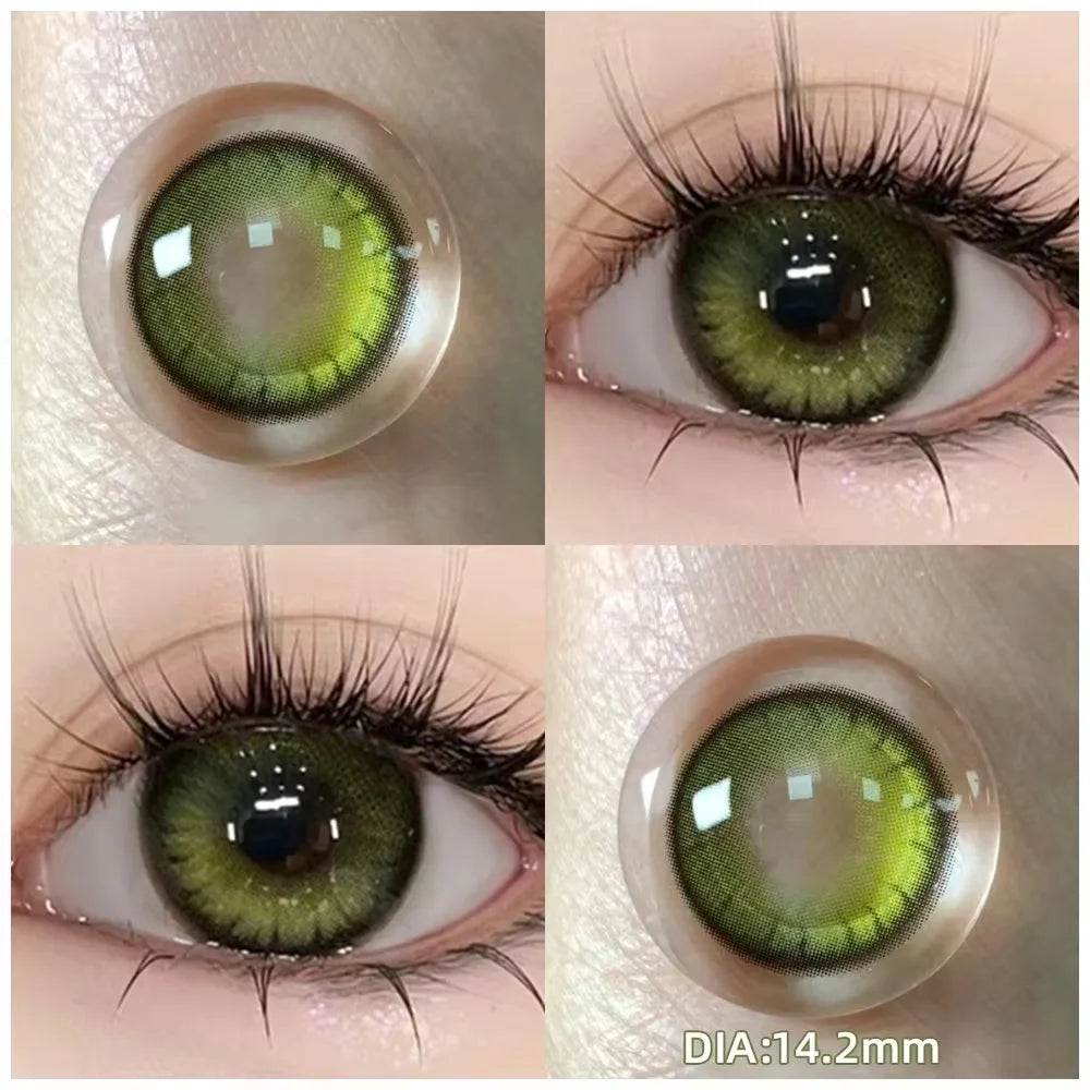 Lentilles de Couleur OVOLOOK Correctrices Myopie 9 Coloris 24 Degrés Port 6 Mois – CLEVI Paris