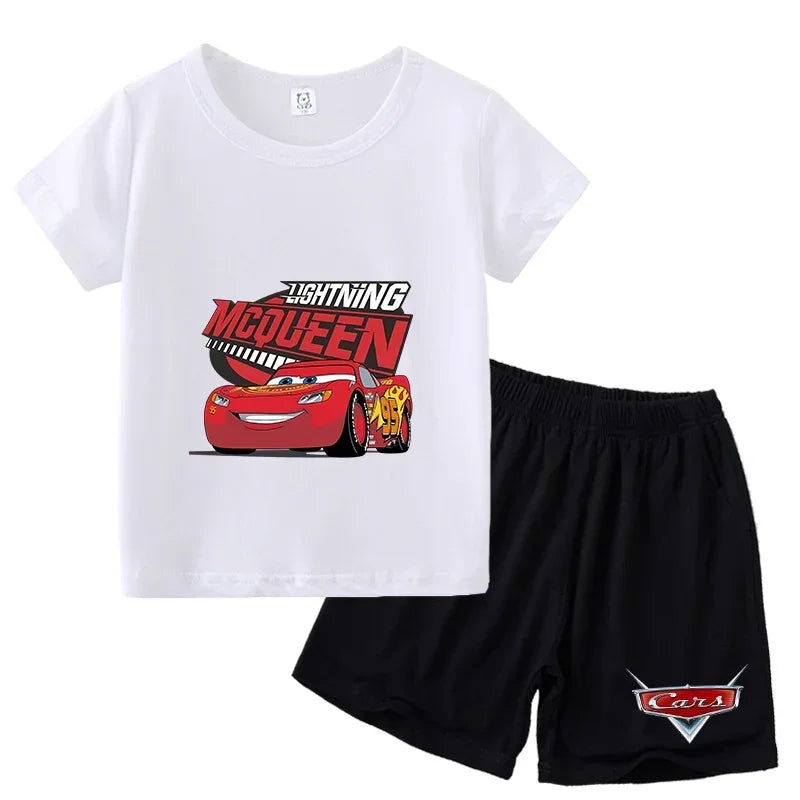 Ensemble enfant Cars T-shirt et short – CLEVI Paris