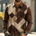 Chemise homme patchwork à carreaux – CLEVI Paris