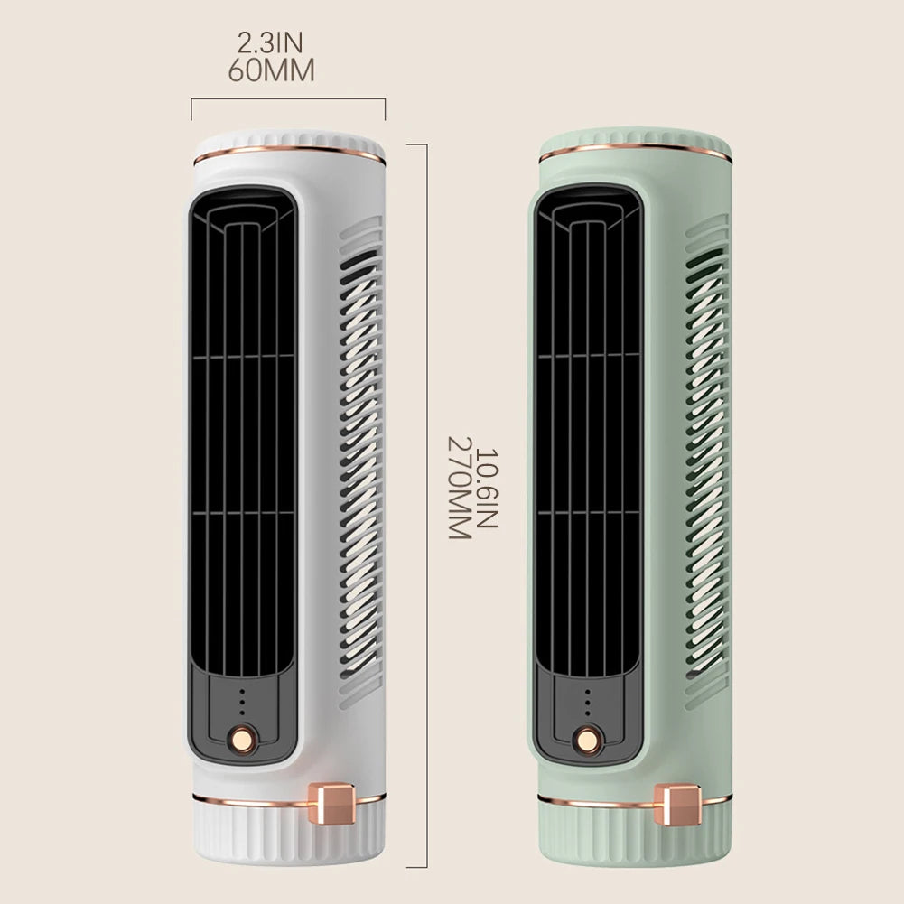 Mini ventilateur tour rechargeable – CLEVI Paris