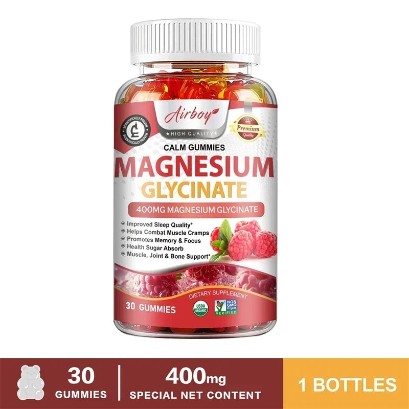 Glycinate de magnésium en gommes – CLEVI Paris