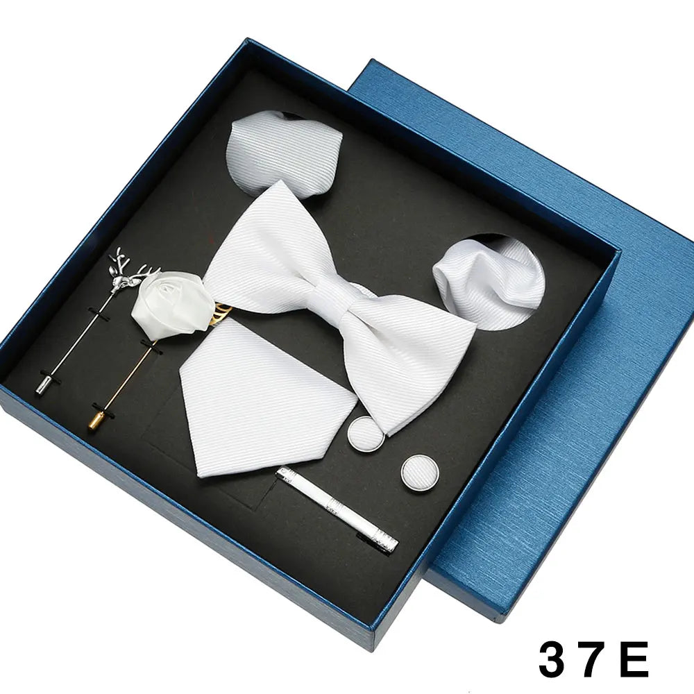Coffret homme 8 pièces, cravate et accessoires – CLEVI Paris