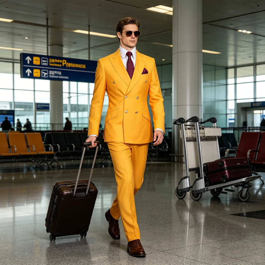 Costume croisé 2 pièces homme – CLEVI Paris