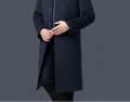 Manteau homme en cachemire à col rabattu – CLEVI Paris