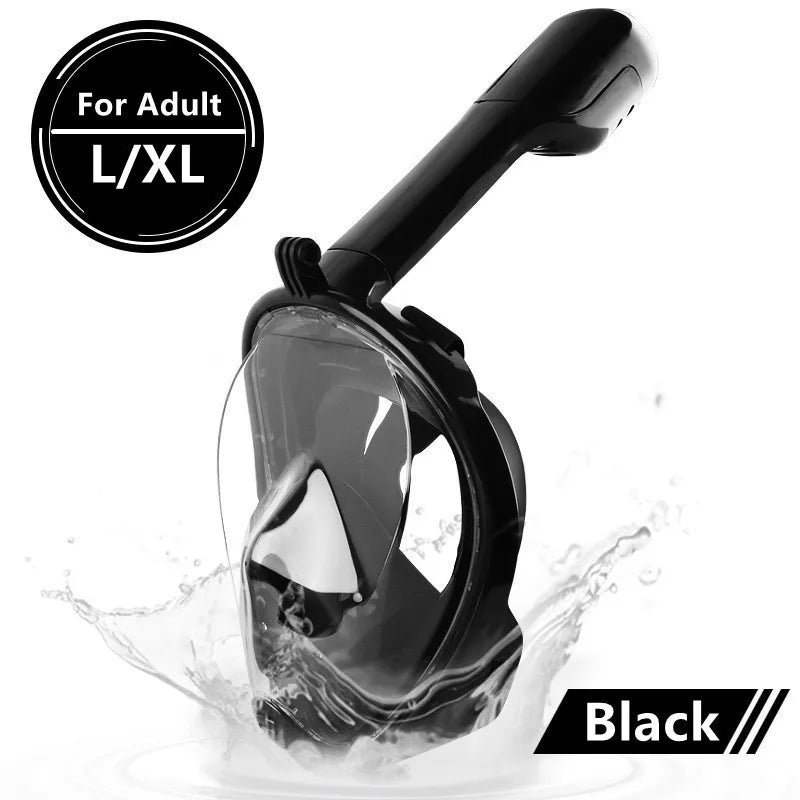 Masque de Plongée Plein Visage Anti-Buée – Snorkeling Adulte & Enfant