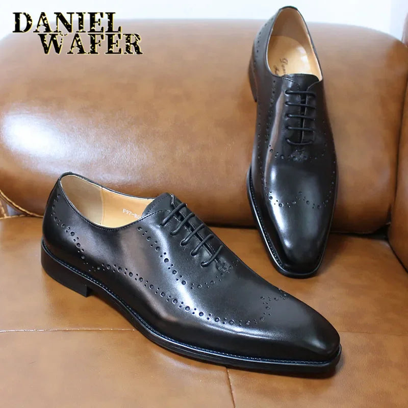 Richelieus Oxford en cuir à lacets – CLEVI Paris