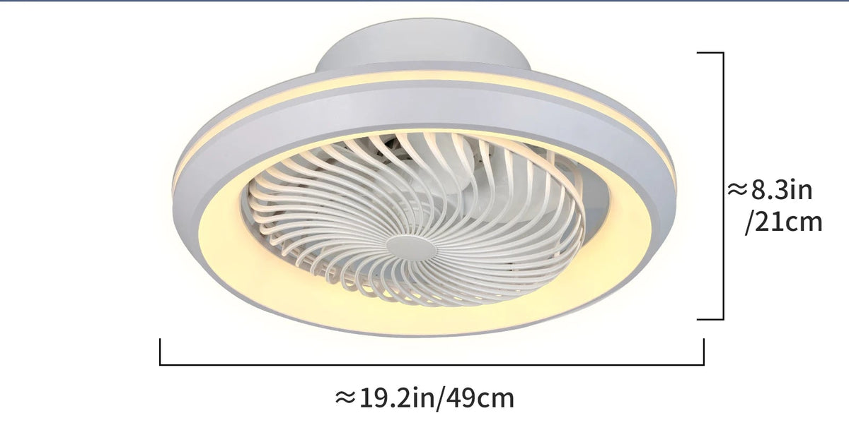 Plafonnier ventilateur avec télécommande – CLEVI Paris